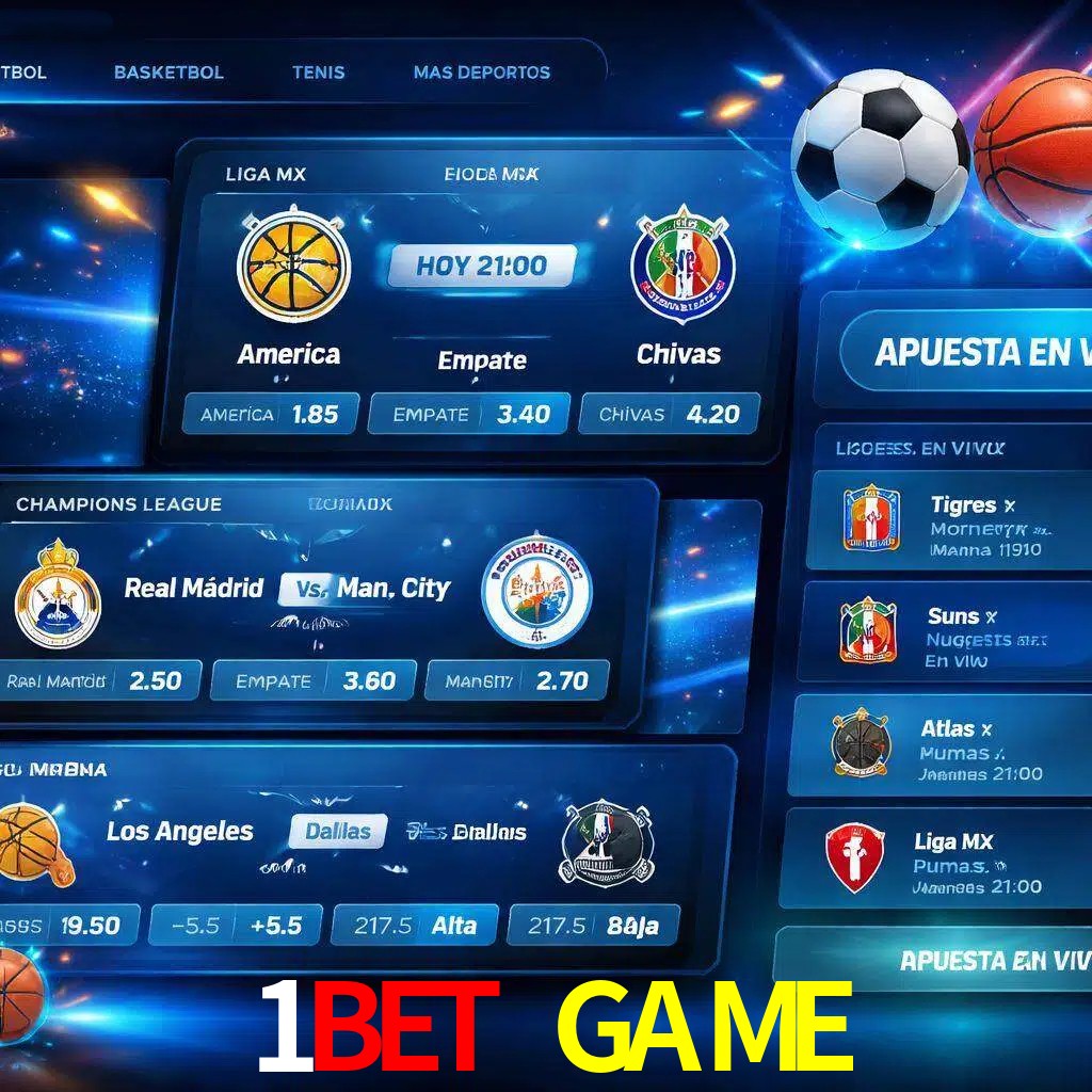 Mercados de apuestas deportivas 1BET GAME para jugadores en México
